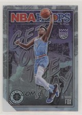 2019-20 Panini NBA Hoops Premium Stock Get Out the Way Holo De'Aaron Fox #13 ng3