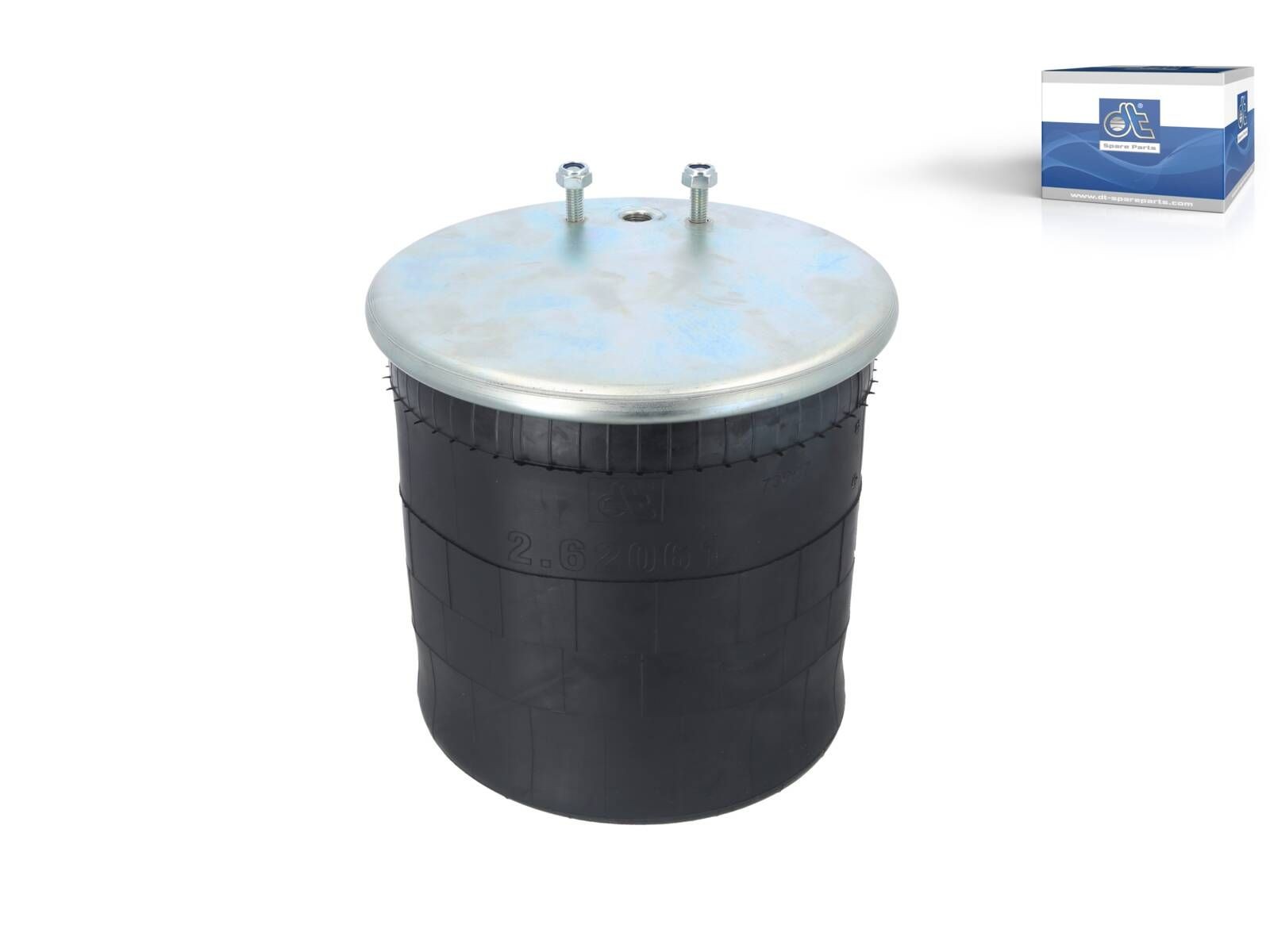 Coussin d'air DT Spare Parts 2.62061 avec piston en acier pour suspension de camion