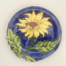 Tika By Lotus International Sunflower Salad Desert Bread  Plate 8” EUC SALE!