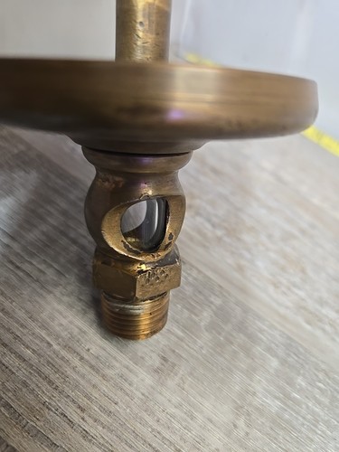 LUNKENHEIMER Antique No. 5 Oiler Fig 1300 Sentinel Hit & Miss Engine Brass USA - Imagen 9 de 18