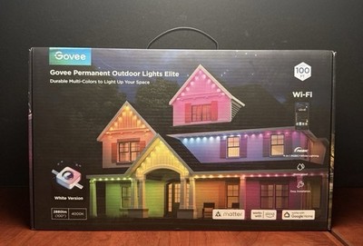 Govee 100ft White Permanent Outdoor Lights Elite NEW BEAUTIFUL