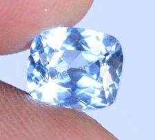 Natural Blue Jeremejevite 2.95 Ct Cushion Namibia CERTIFIED Unheated Gemstone