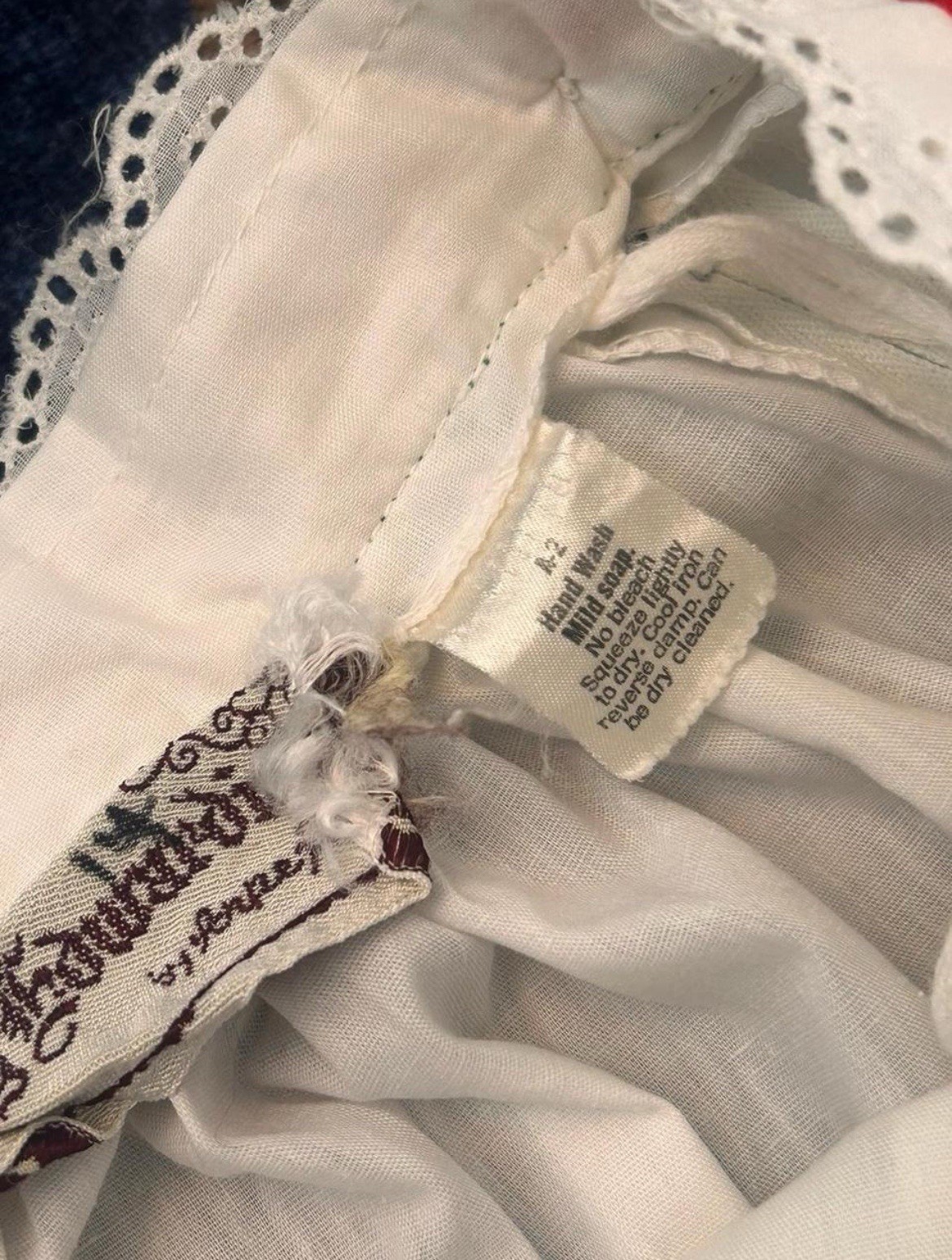 Beautiful vintage 1970’s Young Edwardian Coquette style skirt.