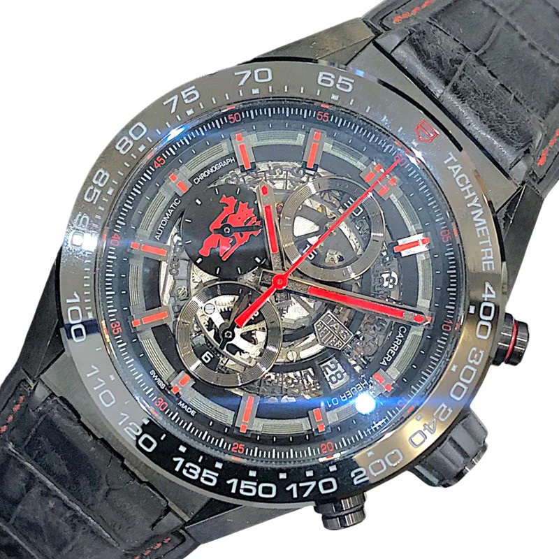 Up Workshops | Tag Heuer Carrera Calibre Heuer-01 Chronograph Manchester United #OK1256
