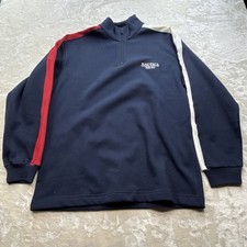Nautica NS-83 Men's Large Classic Fit Fleece Quarter-Zip Sweatshirt K17985 NWT
