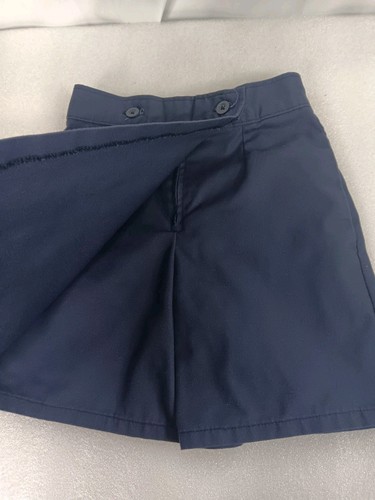 Becky Thatcher Elderwear School Uniform skirt skort Navy 6 Preowned - Picture 2 of 4