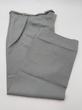 Vintage 1970s Womens Bell Bottom Dress Pants by Panther 15/16 Lt.Gray NOSWD