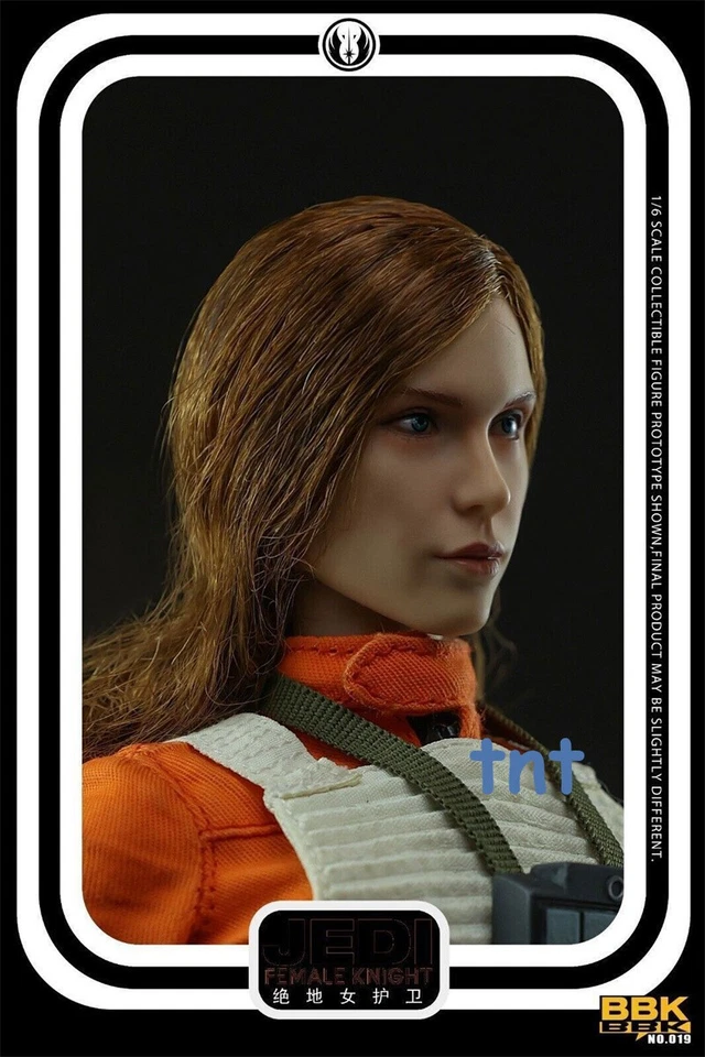 En stock Nuevo BBK BBK019 1/6 Jedi Caballero Femenino 12" Mujer Figura de Acción Modelo Foto 4 de 4