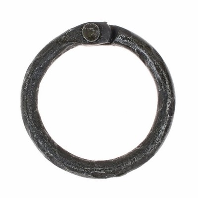Geschmiedeter Ring - mittel, rustikaler Eisenring, LARP, Mittelalter-Reenactment