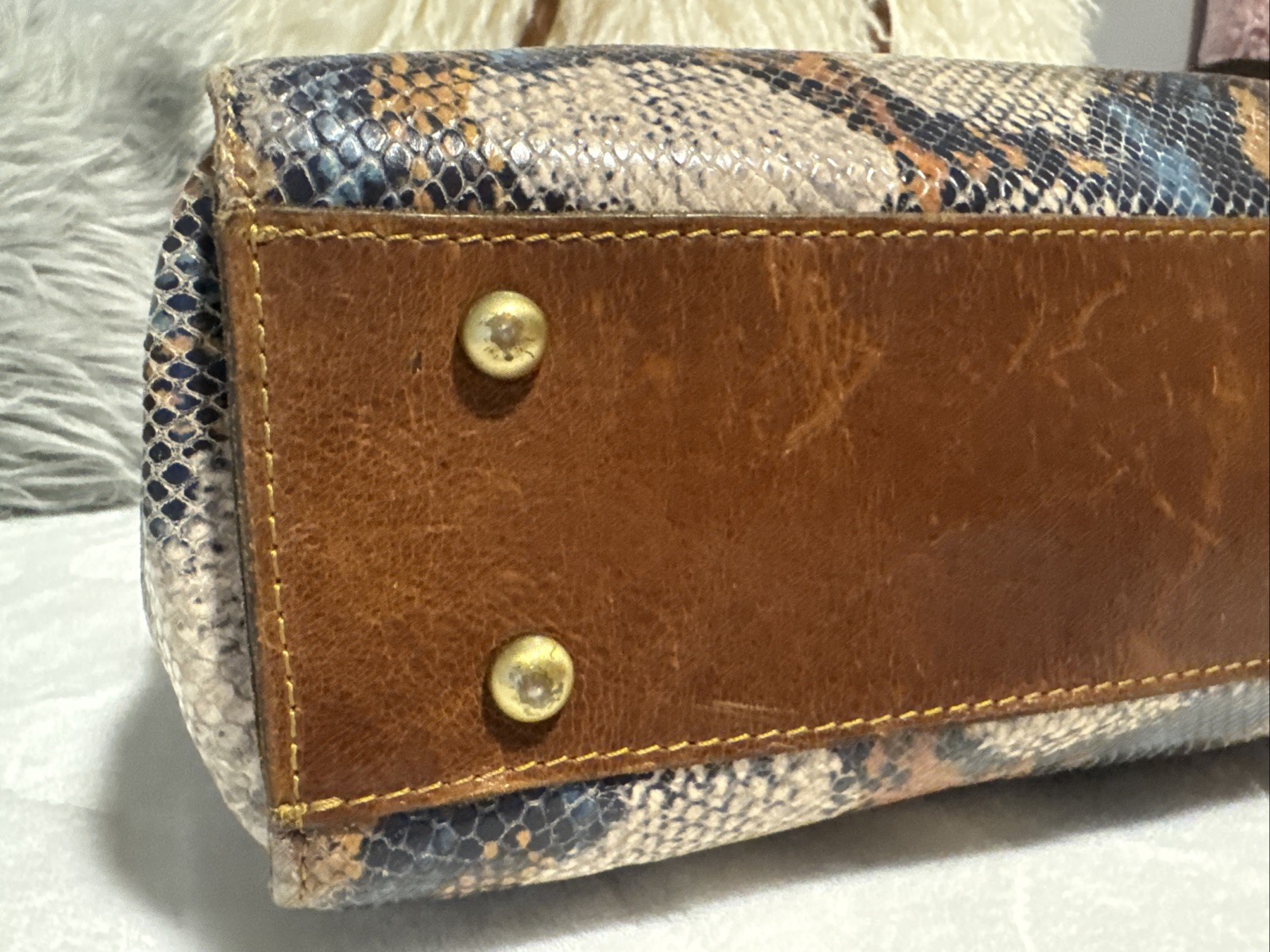 Patricia Nash Multi Python Collection Leather Han… - image 18