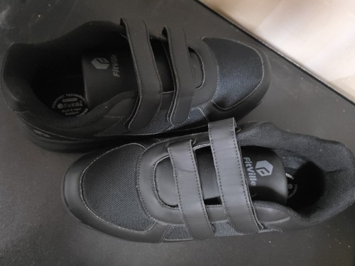 FitVille Men's Diabetic Walking Shoes Max Cushioning Wide Width Comfort Black - Picture 3 of 12