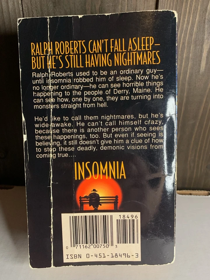 Stephen King Insomnia paperback (1994) Foto 4 de 4