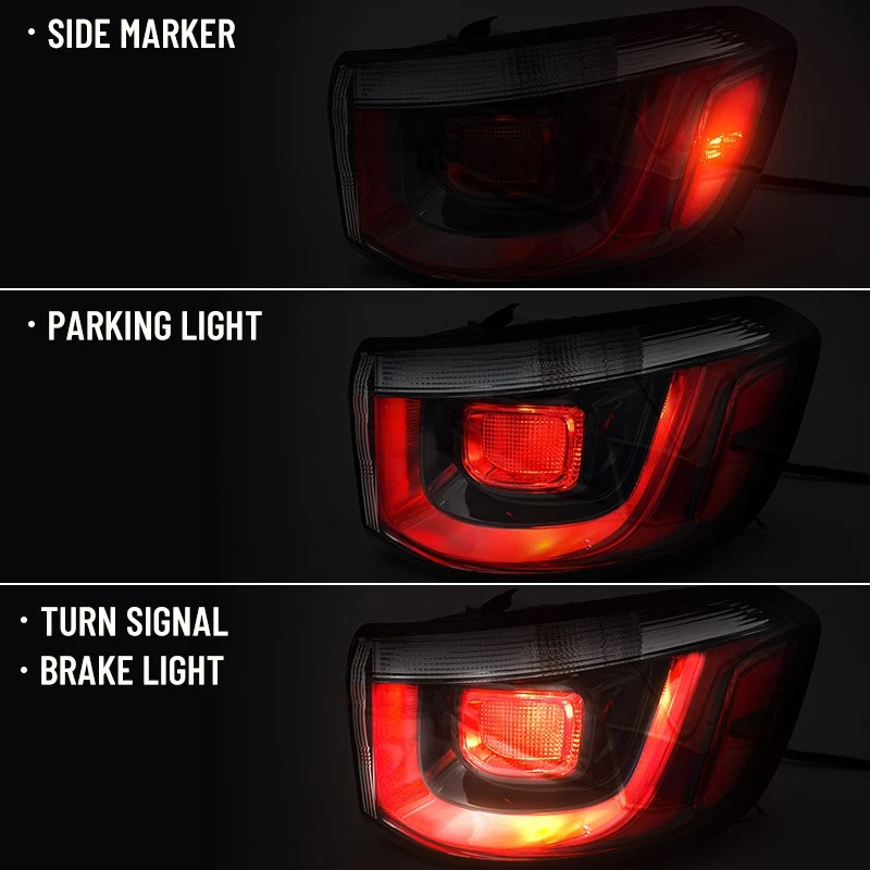 Outer Tail Light For Jeep Compass 21-24 Halogen Taillight Brake Lamp Passenger Foto 4 de 4