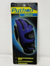 Python Men's Right Sz L Deluxe Raquetball Glove Blk Blue White NEW