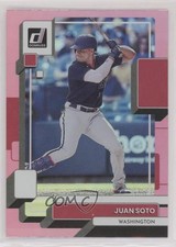 2022 Panini Donruss Variation Holo Pink Juan Soto (Dark Blue Jersey) #225 0j9y