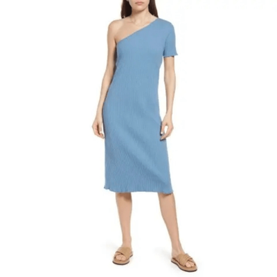 rails one shoulder dress Rails | Joanne Dress - Black | Premium Cotton | Size M