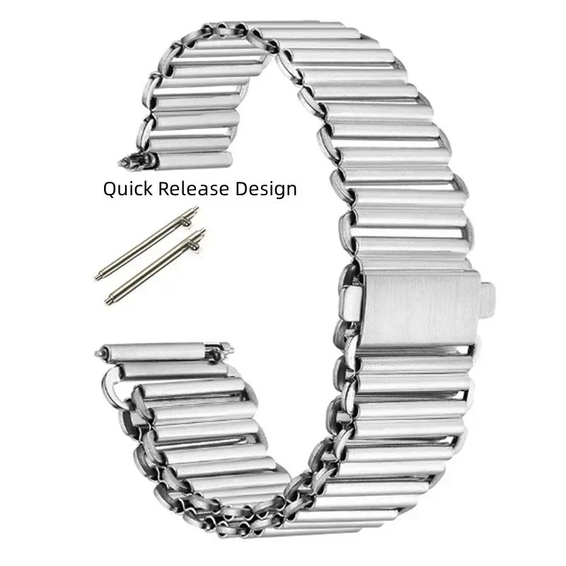 High Quality Steel Watch Strap for Samsung Huawei 18 20 22mm Quick Release Band