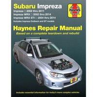 Subaru Impreza 2002-2014 WRX STI Outback GT Modell Repair Manual Haynes