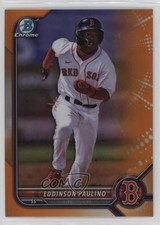 2022 Bowman Draft Chrome Orange Refractor 2/25 Eddinson Paulino #BDC-62 1j91