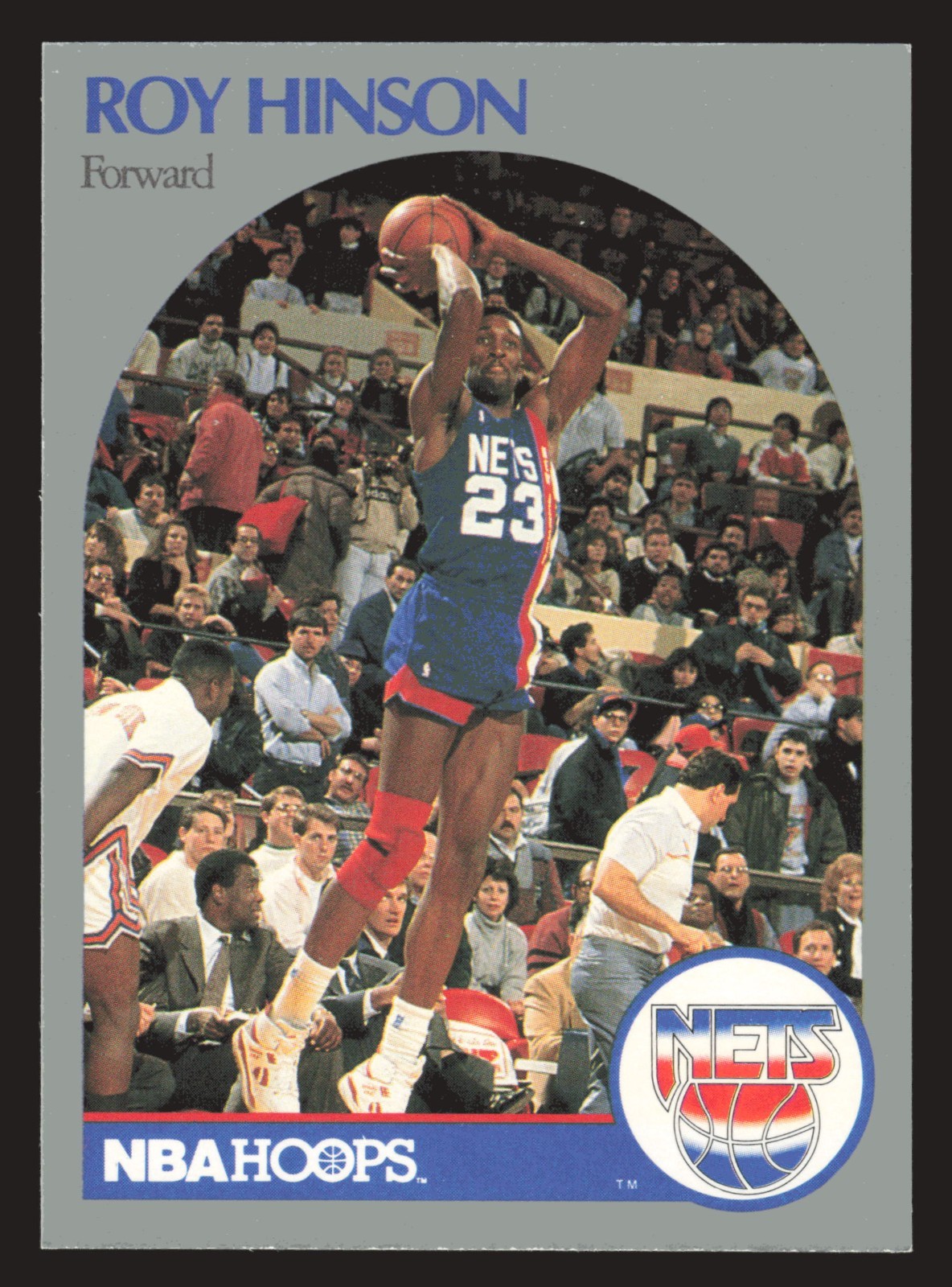Roy Hinson 1990-91 Hoops #198 New Jersey Nets NBA Basketball Card
