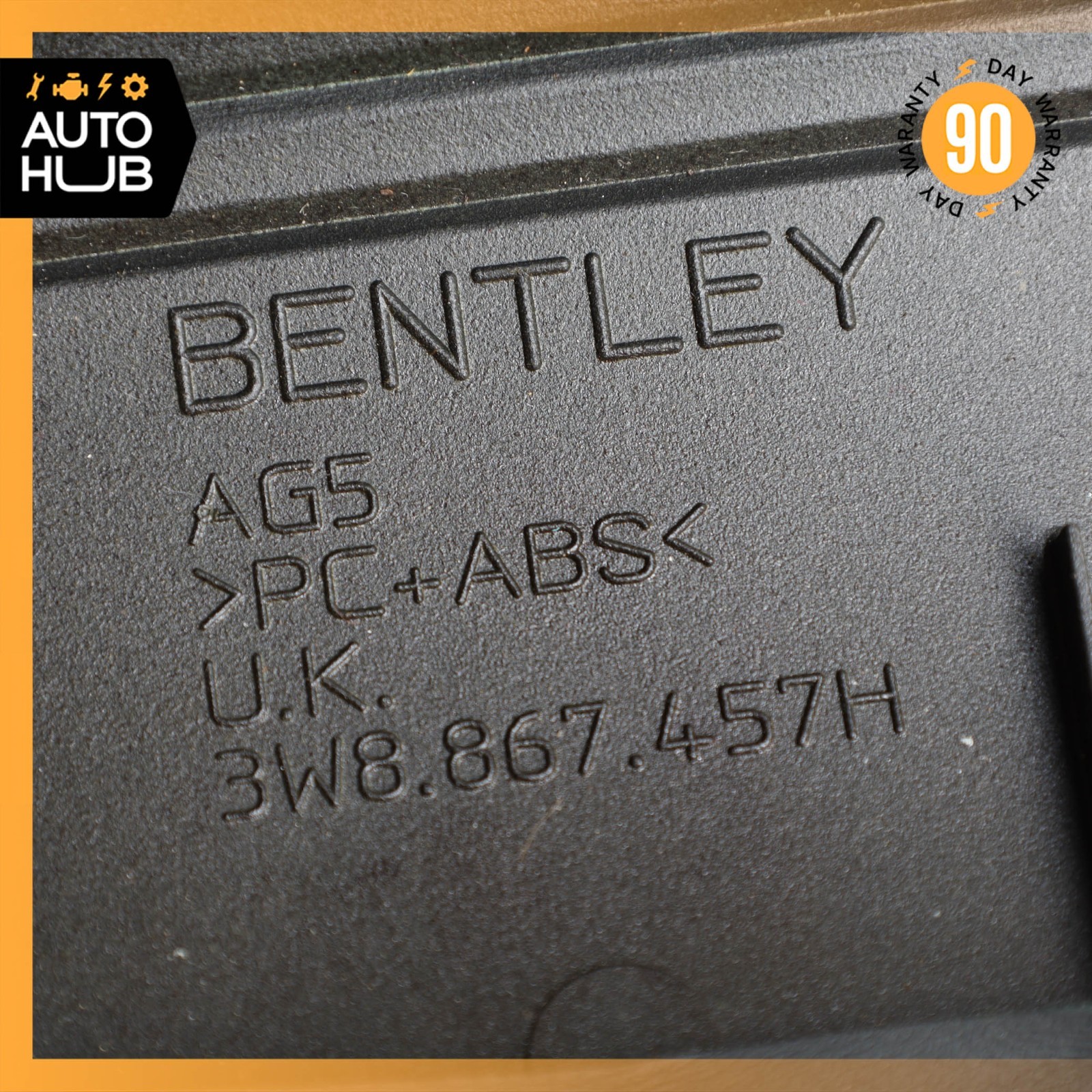 03-10 Bentley Continental GT Front Left Side Interior Trim Panel A Pillar OEM