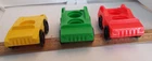 Lot of 3 vintage  Fisher Price Little People Cars