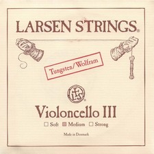 Larsen Cello G String - tungsten/steel: Medium