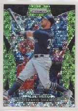 2019 Panini Prizm Tier II Lime Green Donut Circle 138/199 Travis Shaw #197 pn1