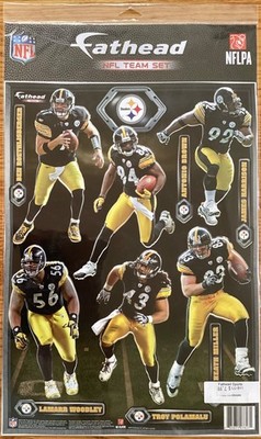 Pittsburgh Steelers NFL Fathead 2012 Team Set with Logo, Window Film & Stop Sign