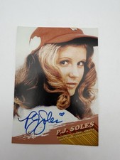 P.J. Soles Signed Card Halloween Carrie Stripes Rock n Roll High School