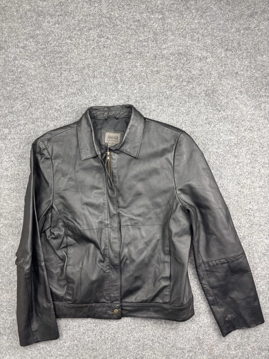 Blazer En Cuir Marron John Paul Richard Taille S - Doublé, Neuf Avec Imperfections - Couleur Beige/cuir, Fabriqué En Chine
