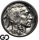 1936 Buffalo Nickel, Blast White Solid Gem BU++