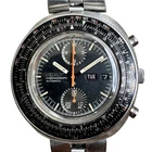 Vintage Seiko Calculator Automatic 1970 Chronograph Slide Rule 6138-7000 44mm