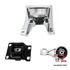 Engine Motor Transmission Mount Kit - Compatible with Focus 2003-2007 2.0L/2.3L