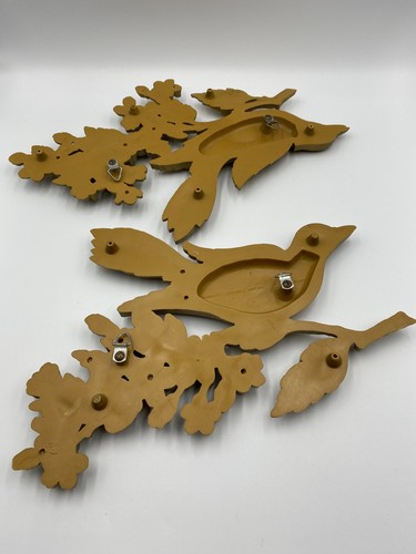 Pair of MCM Gold Birds Wall Decor - Picture 2 of 3