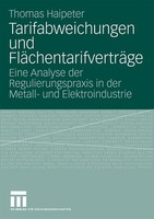 Tarifabweichungen Und FläChentarifverträGe Thomas Haipeter