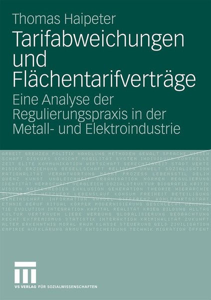 Tarifabweichungen Und FläChentarifverträGe Thomas Haipeter-image