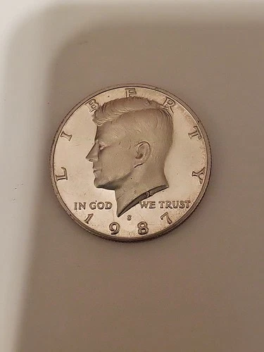 1987 S Proof Kennedy Half Dollar Coin