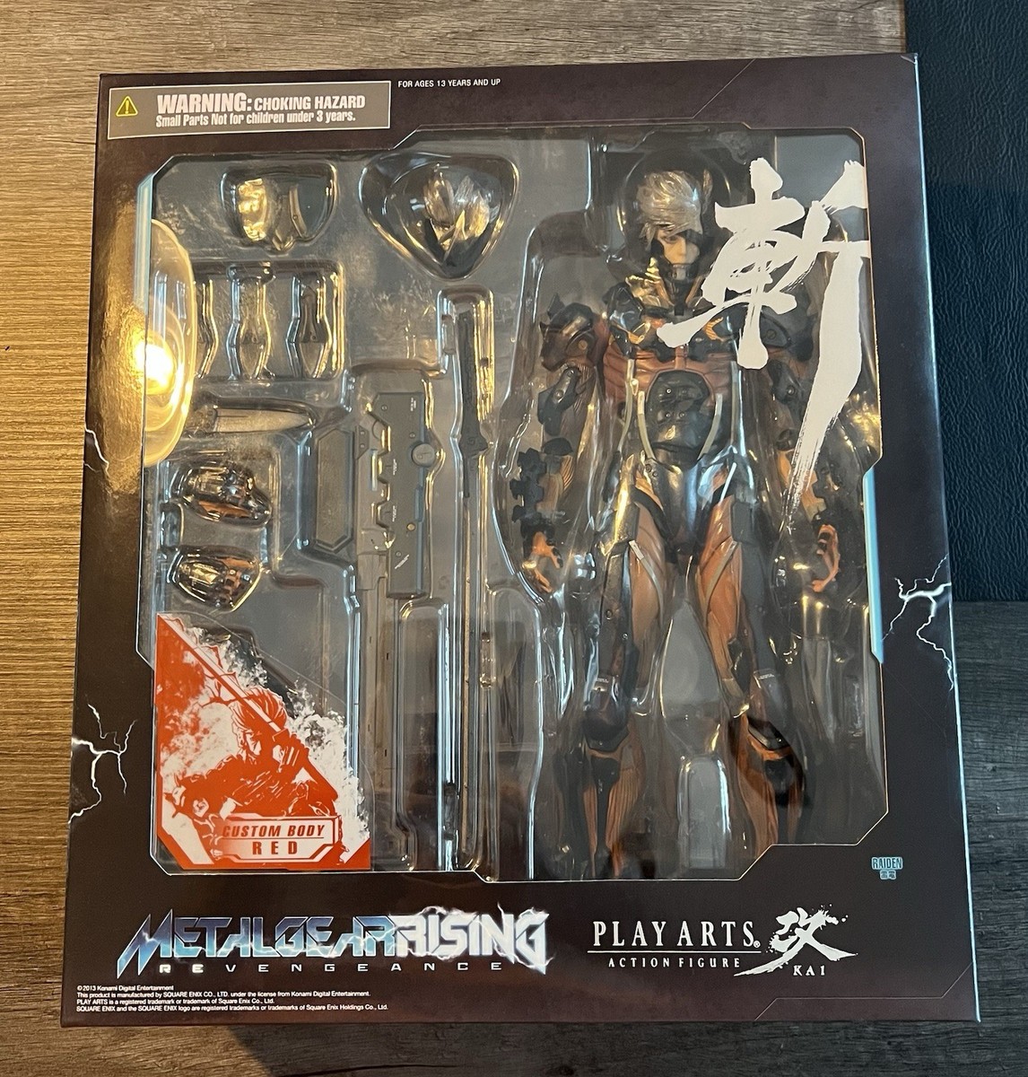 Play Arts Kai Metal Gear Rising Revengeance Raiden RED BODY Square