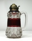 EAPG *** GORGEOUS =  RUBY STAINED SYRUP == TORPEDO/PIGMY = NEAR MINT ERA 1890'S — photo 2