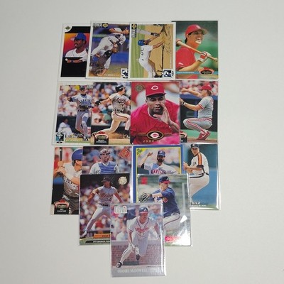 1990 MLB Baseball Trading Card Lot Topps Fleer Score Upper Deck 15 Cards