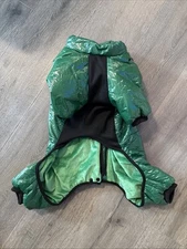 Aofitee Full Body Dog Rain/Snow Suit w/ Built-in Harness & Fleece Lining XXL