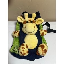Fiesta Giraffe Safety Harness Backpack Kids Plush Toy Travel Bag