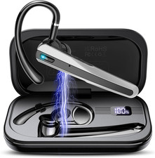 Bluetooth Headset V5.3, Wireless Headset with ENC Noise Canceling Mic, 120Hrs Ta