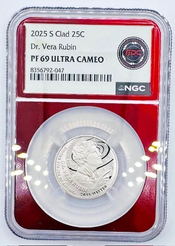 2025 S Clad Quarter 25C Dr. Vera Rubin NGC PF 69 Ultra Cameo Coin