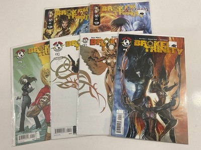 BROKEN TRINITY #1 (TOP COW/ANGELUS/DARKNESS/WITCHBLADE/AFTERMATH) SET LOT OF 6
