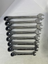Craftsman 424 Reversible Ratcheting Wrench Set 8pc Sae 516-34 Usa Nos 42412-19 Craftsman 424 Reversible Ratcheting Wrench Set 8pc Sae 516-34 Usa Nos 42412-19