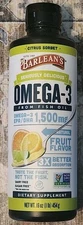 Barlean's Seriously Delicious Omega-3 High Potency Fish Oil Citrus Sorbet 16 oz