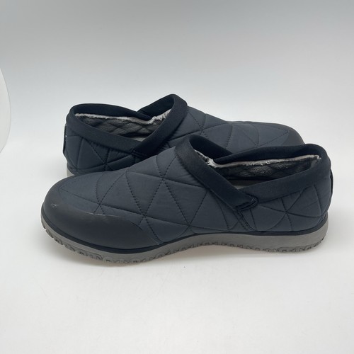 LL Bean Shoes Mens 11 M Ultralight Primaloft Quilted Black Waterproof Slip Ons - Picture 7 of 10