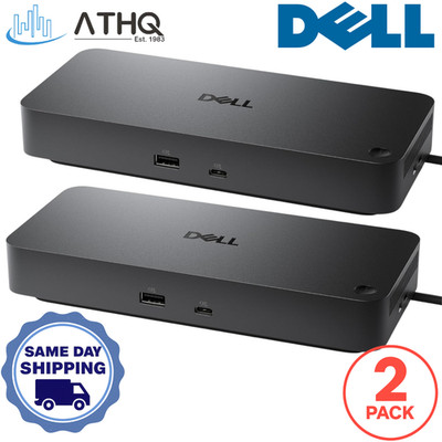 PACK OF 2 Dell Pro Dock WD25 USB C Universal Docking Station Dual 4K Gigabit